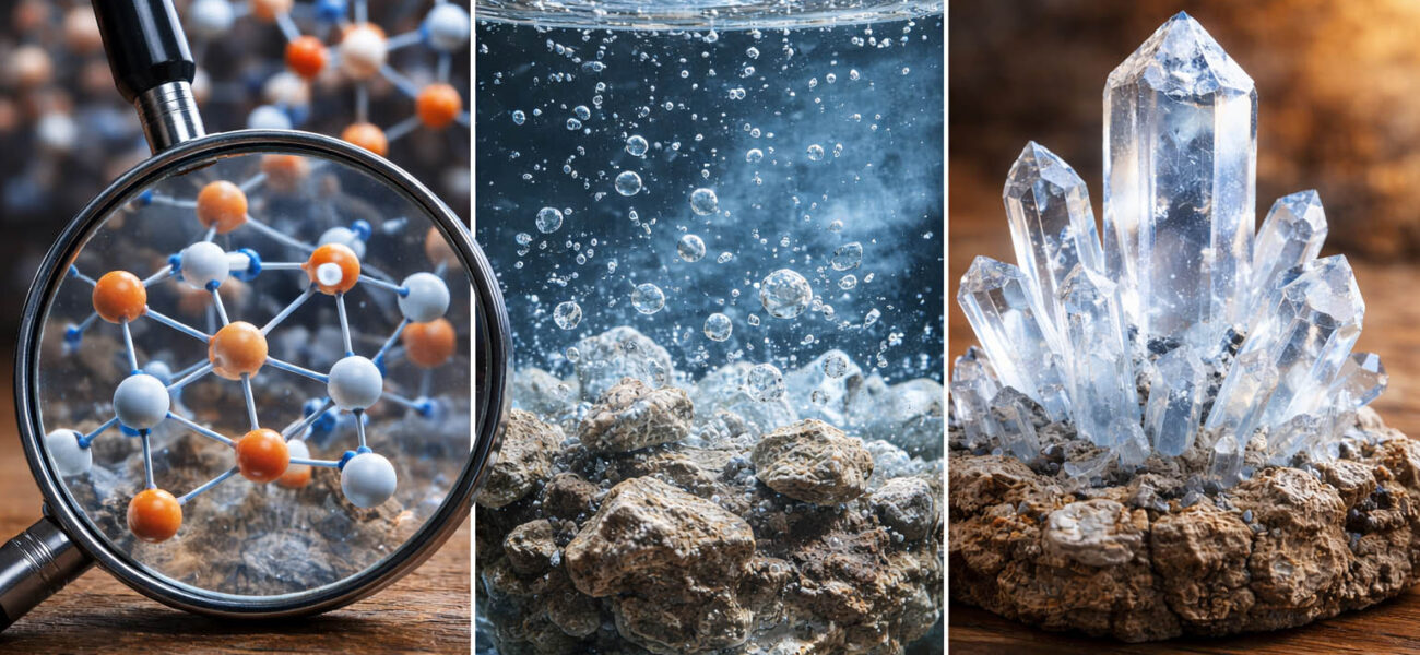 how do crystals form