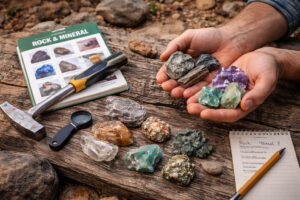 rocks vs minerals